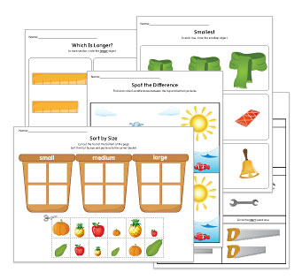 Measurement Preschool Worksheets