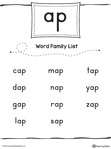 AP Word Family CVC List