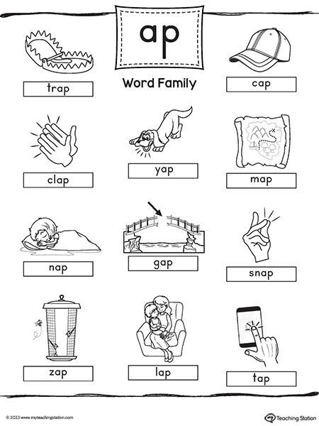 AP Word Family Image Poster