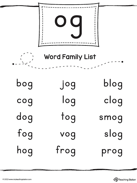 OG Word Family List