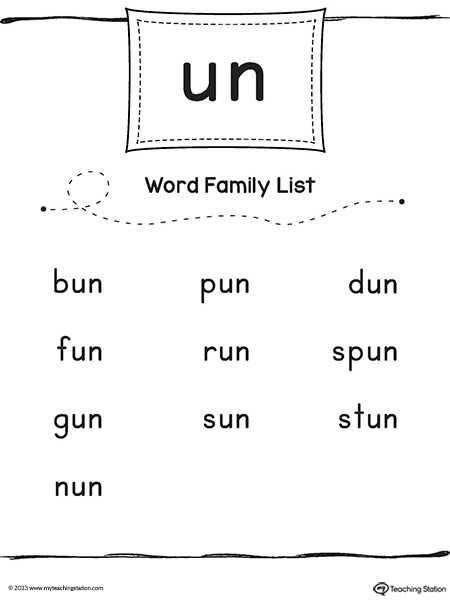 UN Word Family List