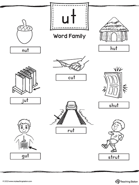 UT Word Family Image Poster