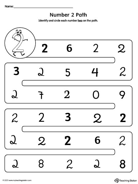Different Number Styles Worksheet: 2