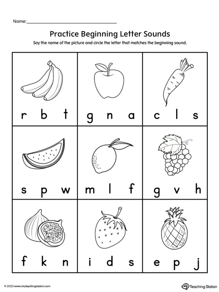 Beginner Kindergarten Alphabet Worksheets Printable Kindergarten 