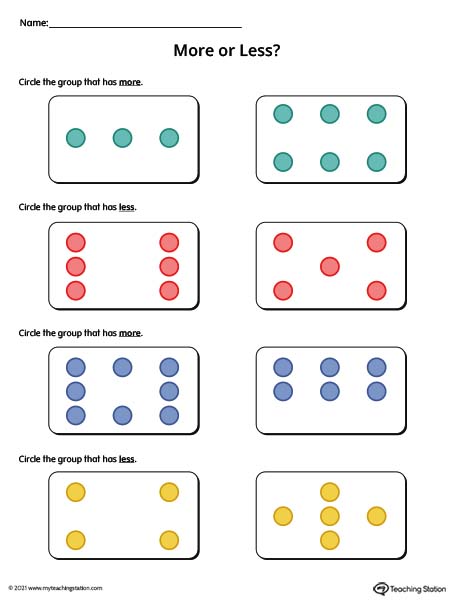 more-or-less-worksheets-worksheets-for-kindergarten