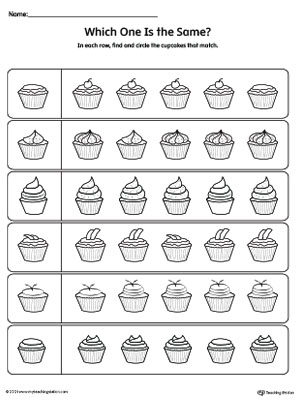 Find the Same Cupcake