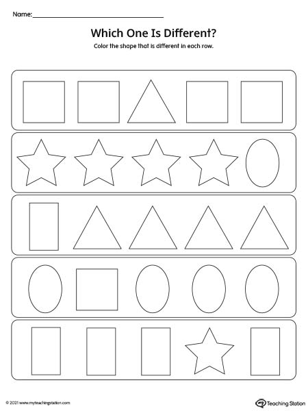 Which Geometric Shape Is Different?