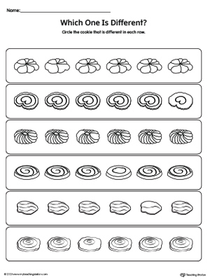 Which Pastry Picture Is Different?