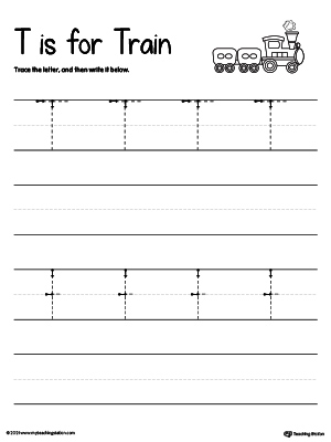 FREE* Tracing And Writing the Letter T | MyTeachingStation.com